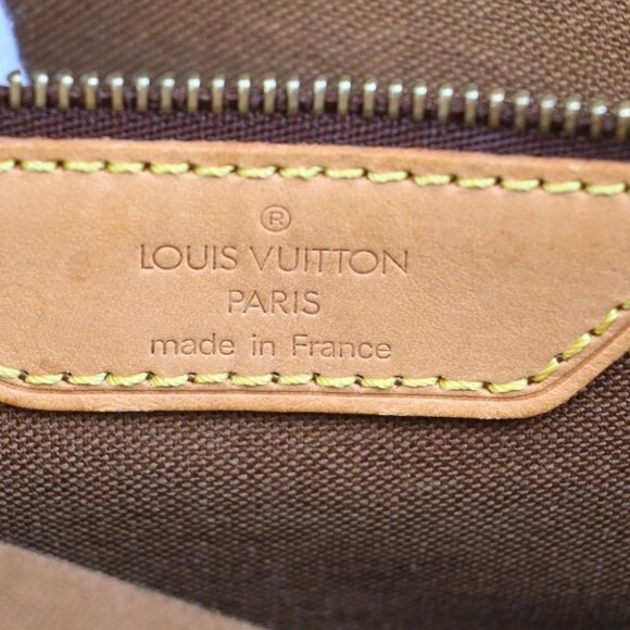 LOUIS VUITTON Cabas Mezzo Shoulder Bag Monogram Leather Brown M51151 10EF272 - Picture 10 of 15